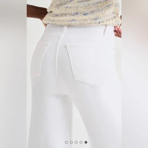 Splendid High Waist Wide Leg Crop Jean size 26 raw hem NWT - Picture 5 of 14